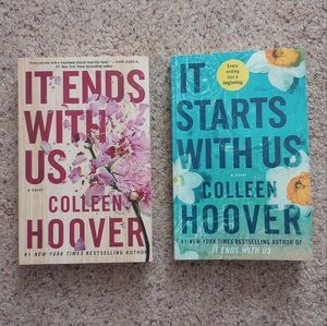 It Ends With Us & It Starts With Us By Colleen Hoover Romance Books
